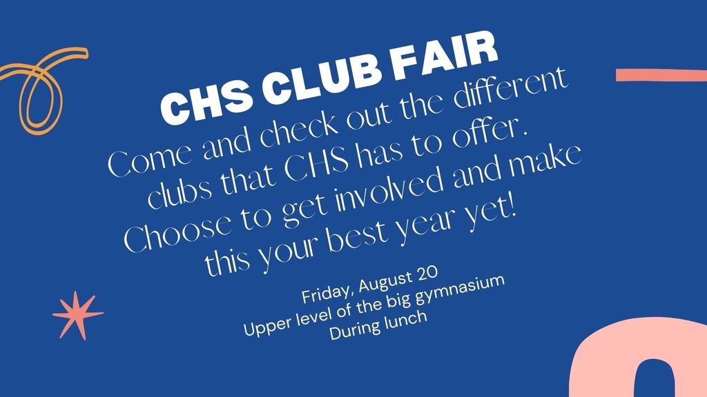 CHS Club Fair Flyer